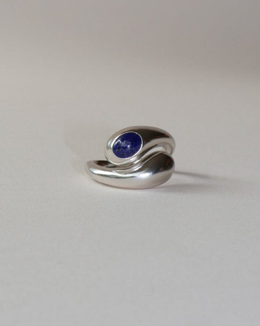'Lars' Lapis Wrap Ring - LINES AND CURRENT