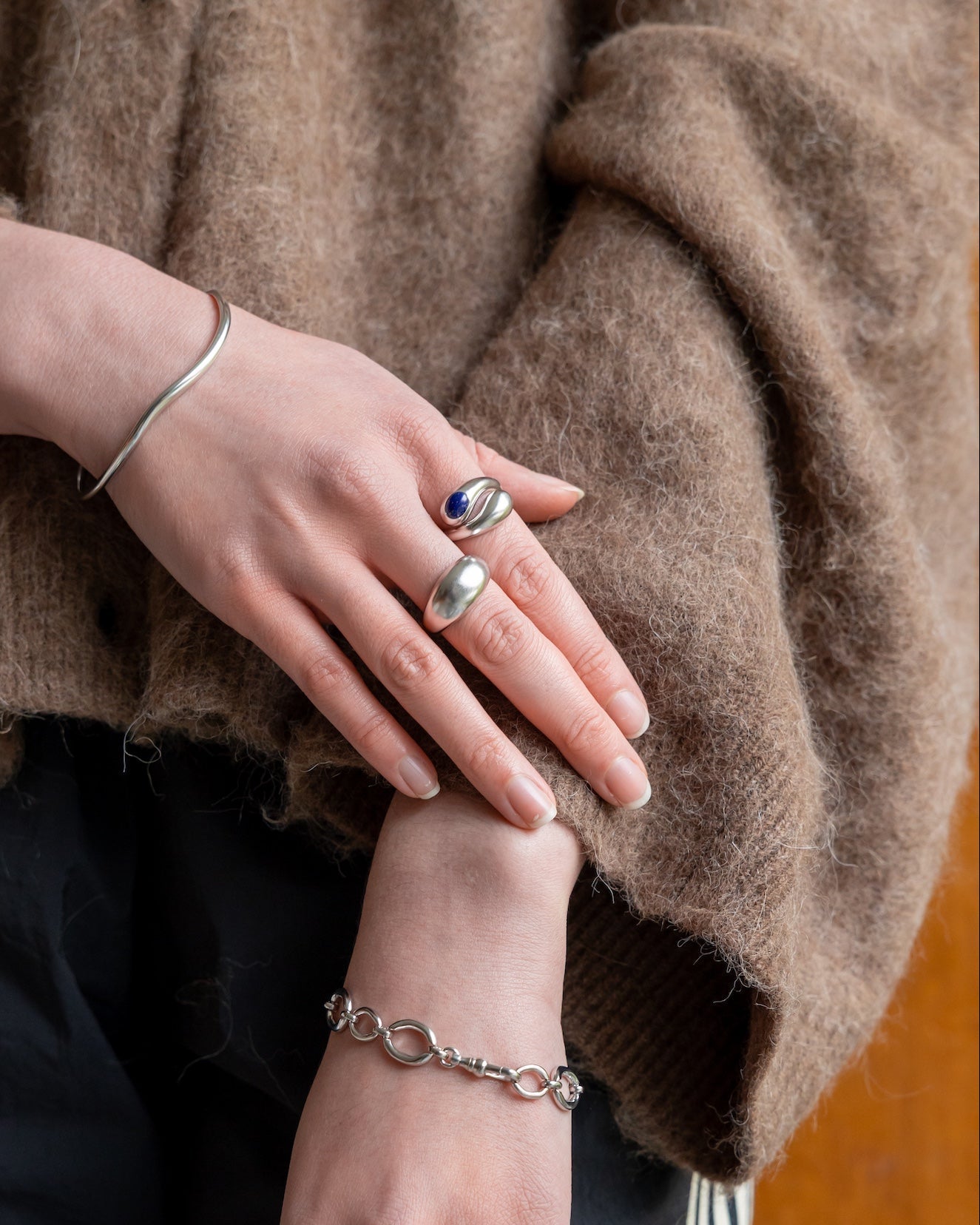'Lars' Lapis Wrap Ring - LINES AND CURRENT