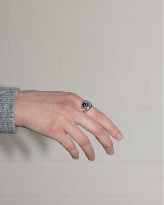 'Lars' Lapis Wrap Ring - LINES AND CURRENT