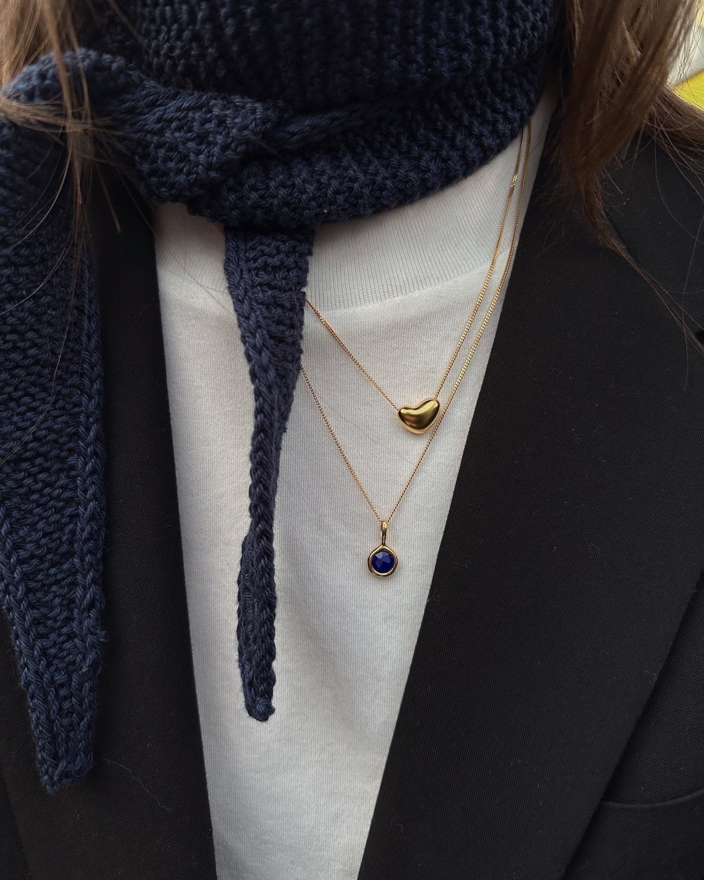 Mini 'Heart in the Clouds' Chain Necklace