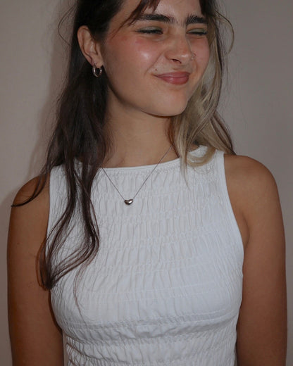 Mini 'Heart in the Clouds' Chain Necklace