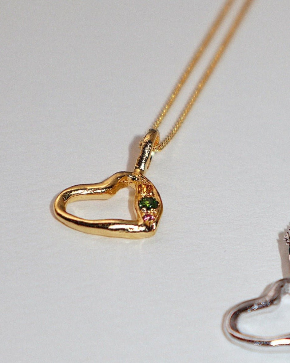 'Mixed Emotion' Heart Necklace