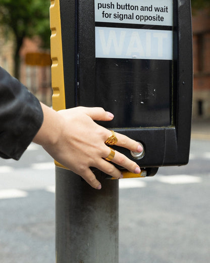 'Nova' Thick Cuff Ring