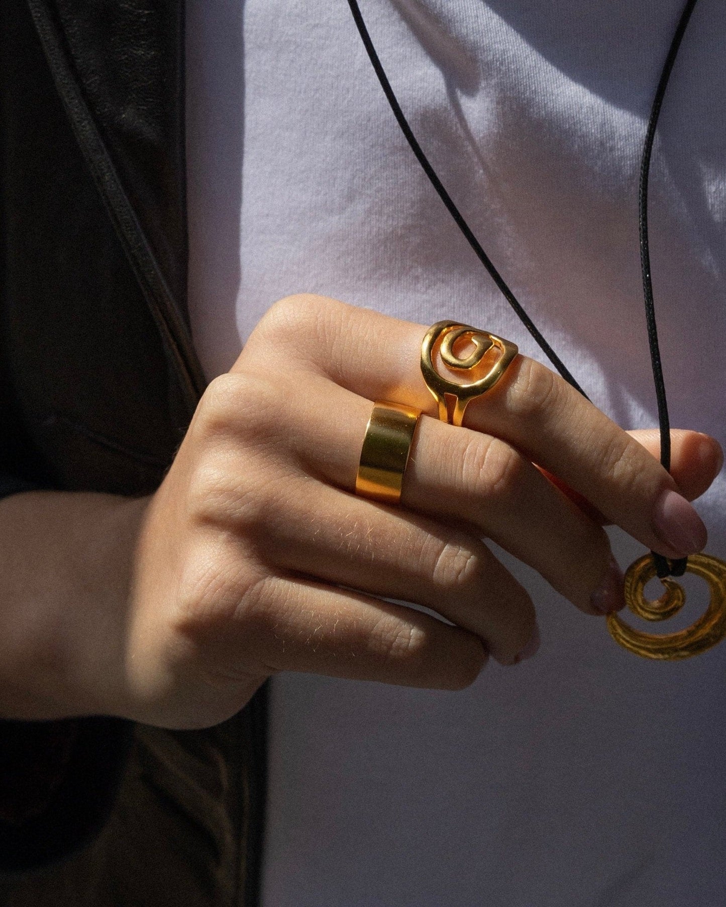 'Nova' Thick Cuff Ring