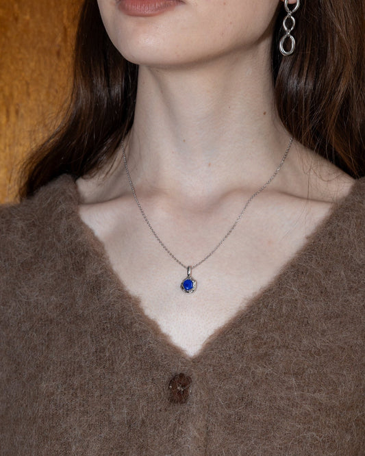 'Nox' Molten Lapis Necklace - LINES AND CURRENT