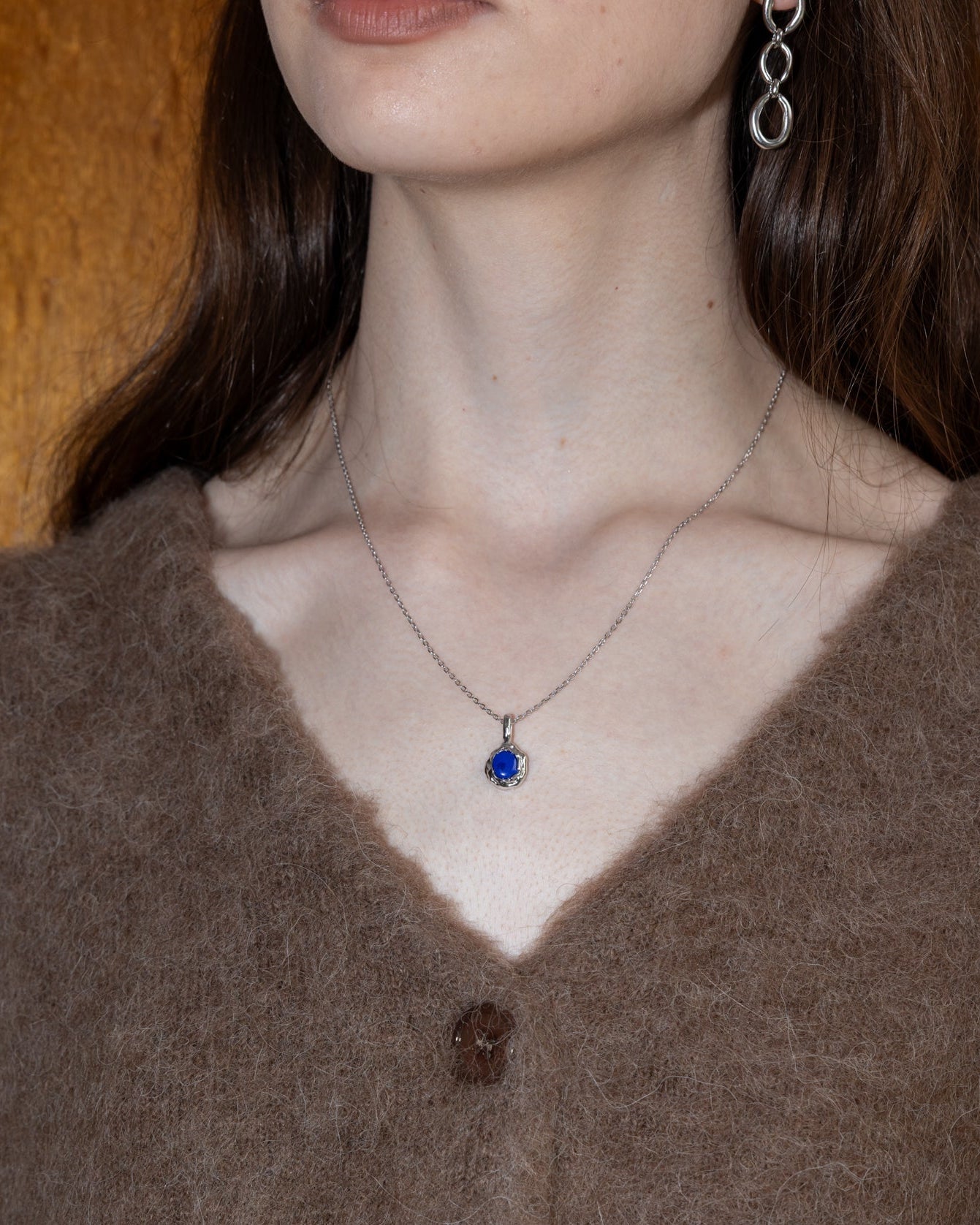 'Nox' Molten Lapis Necklace - LINES AND CURRENT