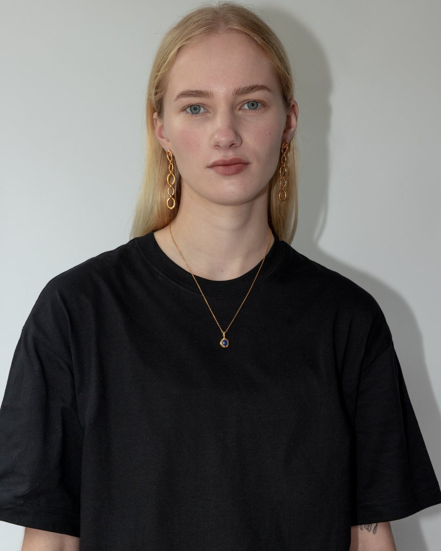 'Nox' Molten Lapis Necklace - LINES AND CURRENT