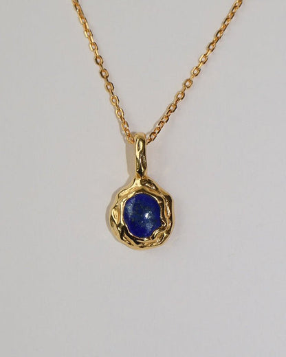 'Nox' Molten Lapis Necklace - LINES AND CURRENT