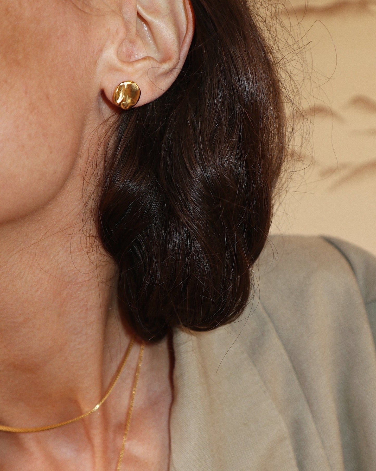 'Océane' Disc Earrings