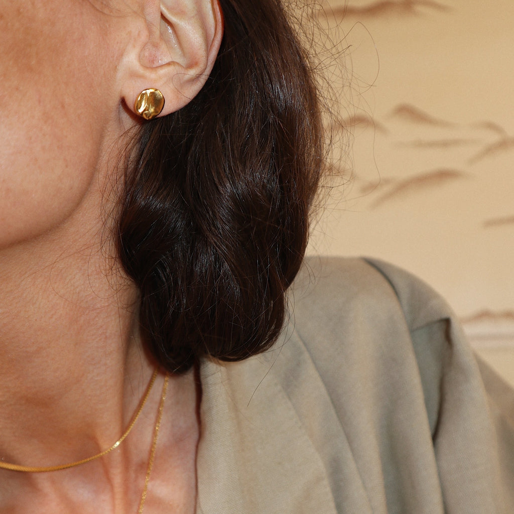 'Océane' Disc Earrings