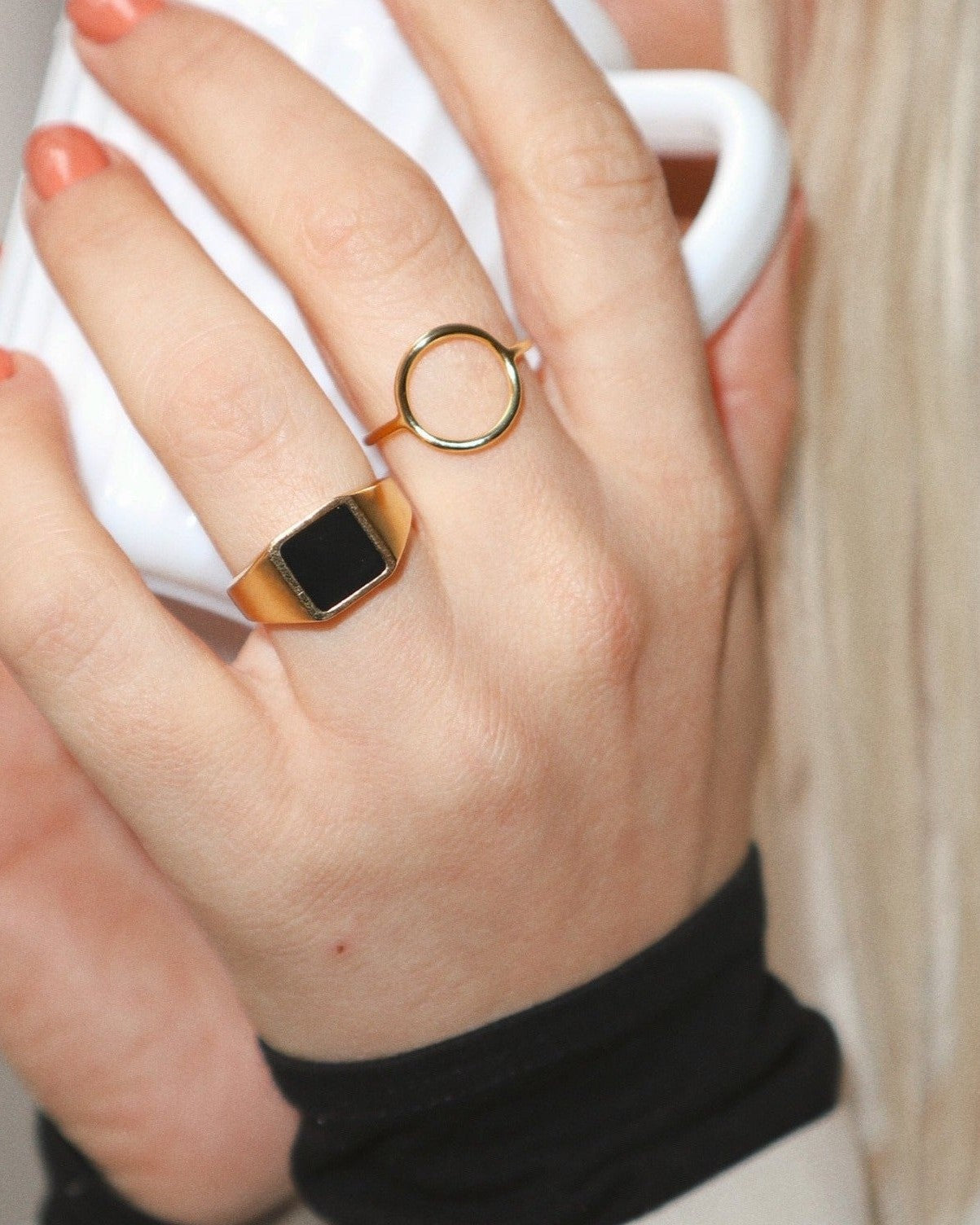 'Oda' Open Circle Ring