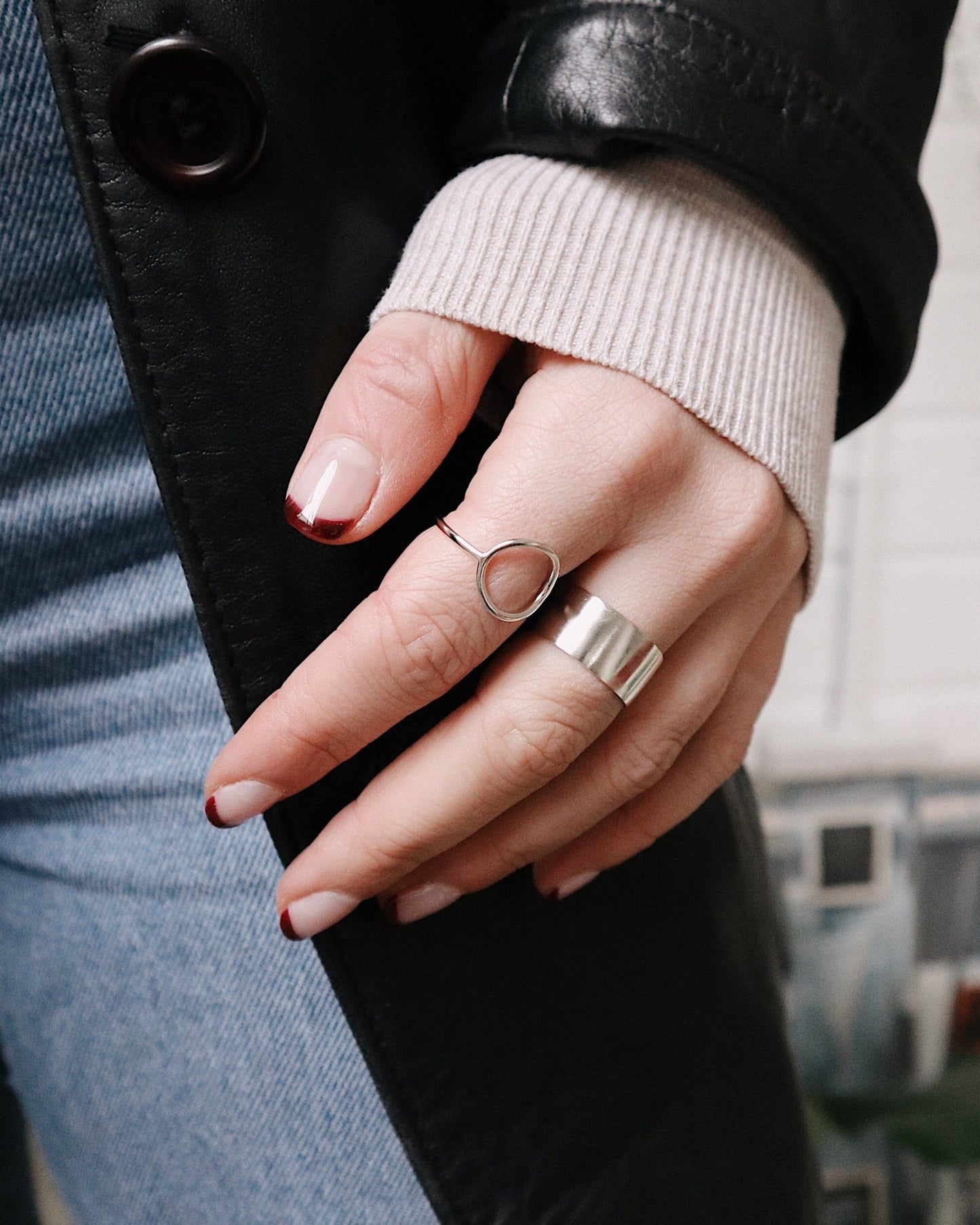 'Oda' Open Circle Ring