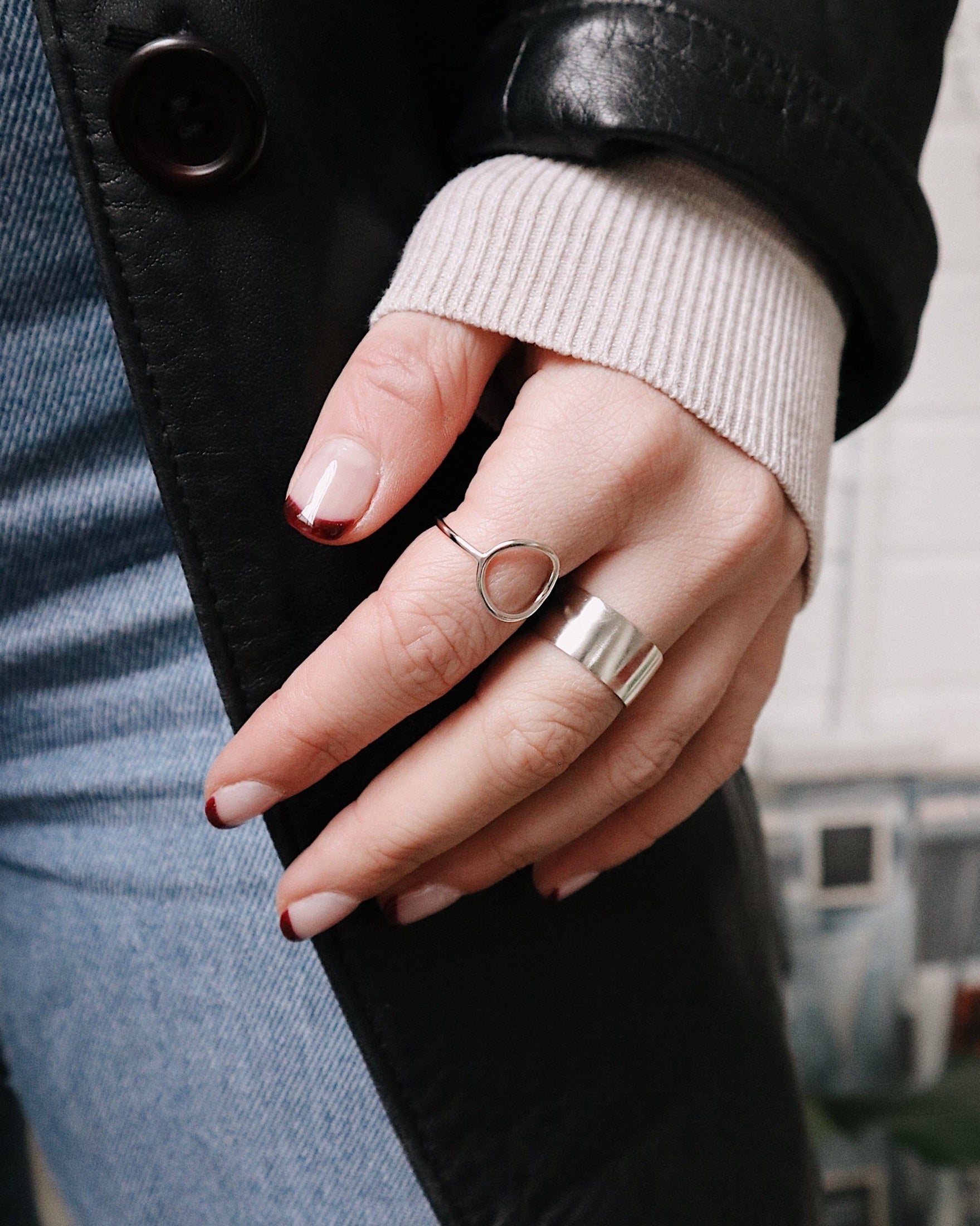 'Oda' Open Circle Ring