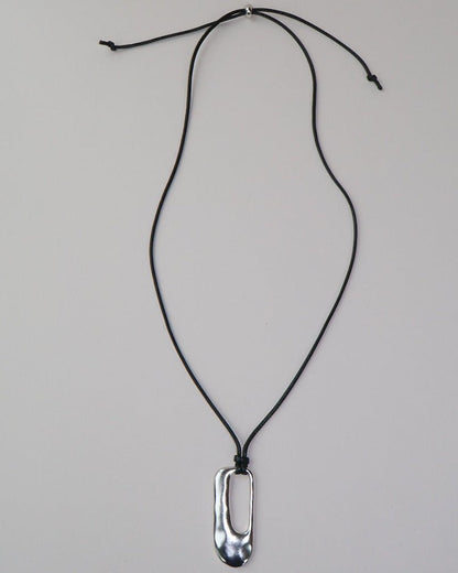 'Ophelia' Pendant Cord Necklace - LINES AND CURRENT