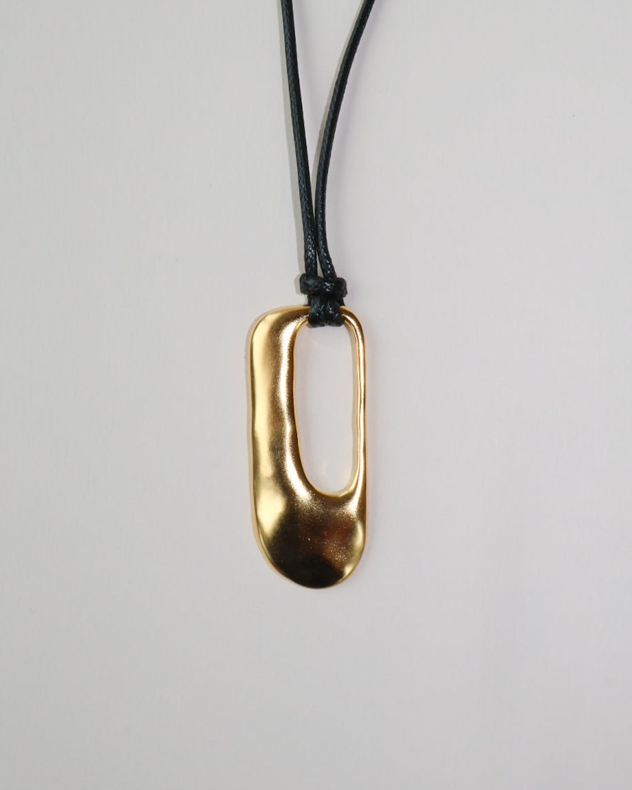 'Ophelia' Pendant Cord Necklace - LINES AND CURRENT