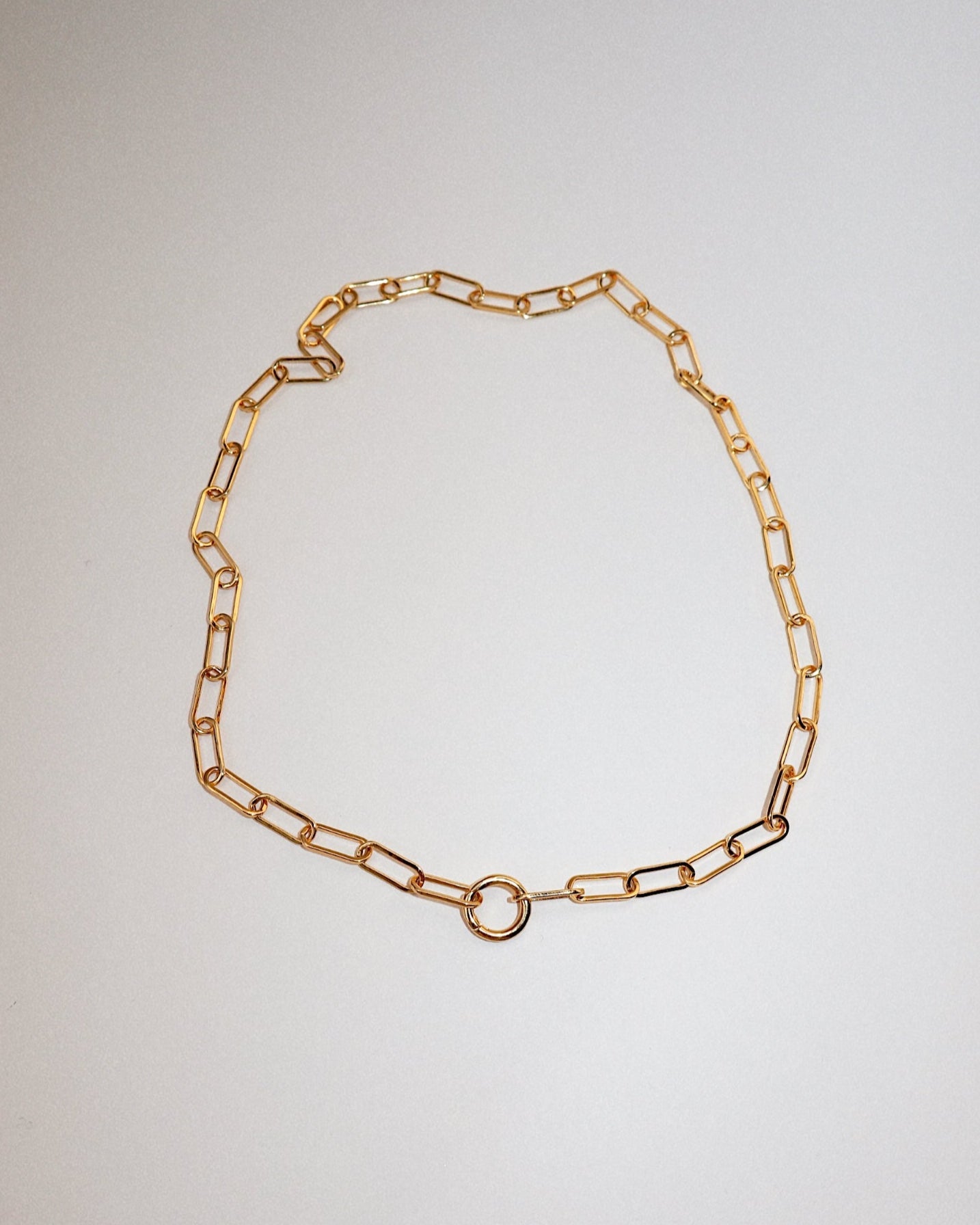 'Paloma' Paper Clip Chain - Lines & Current