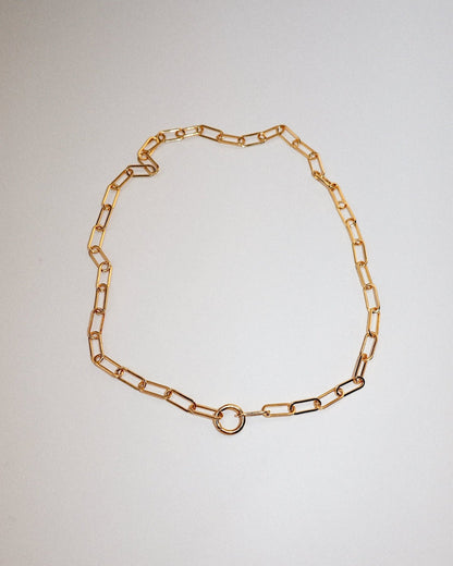 'Paloma' Paper Clip Chain - Lines & Current