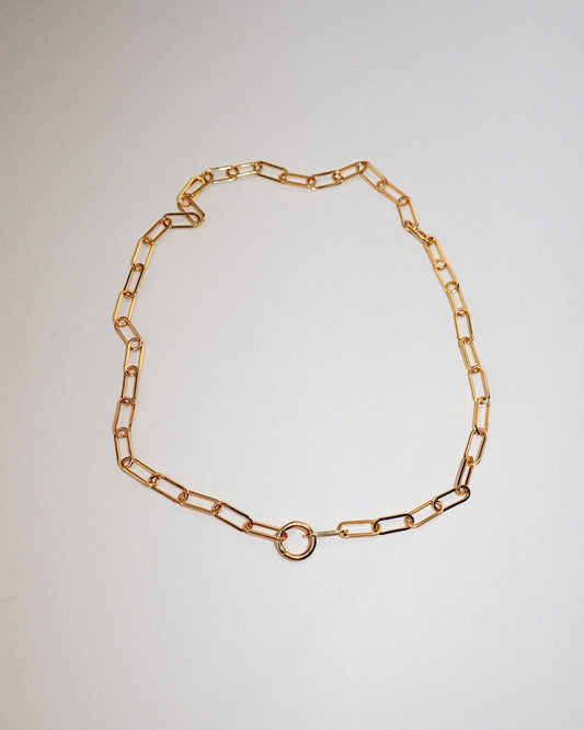 'Paloma' Paper Clip Chain - Lines & Current