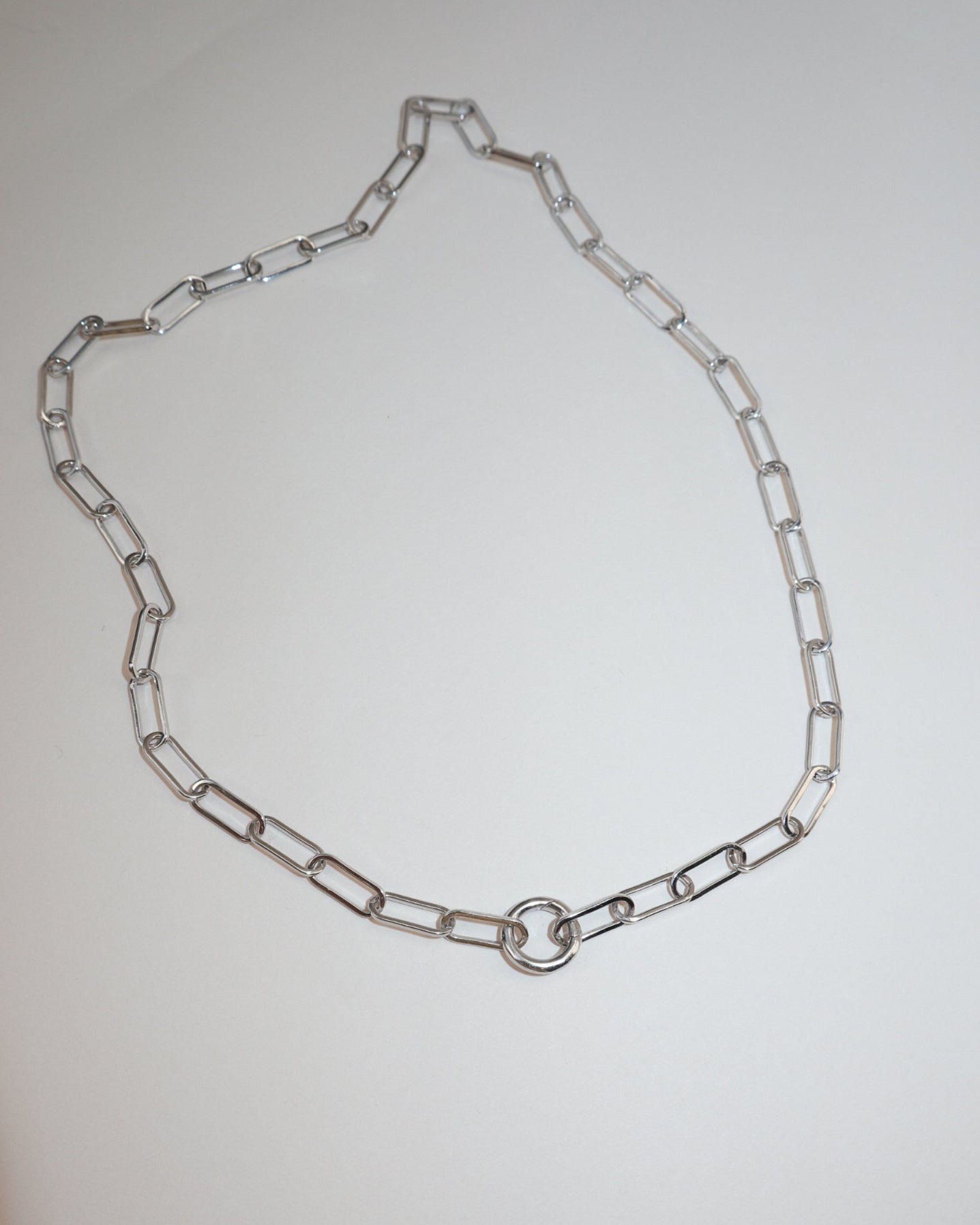 'Paloma' Paper Clip Chain - Lines & Current