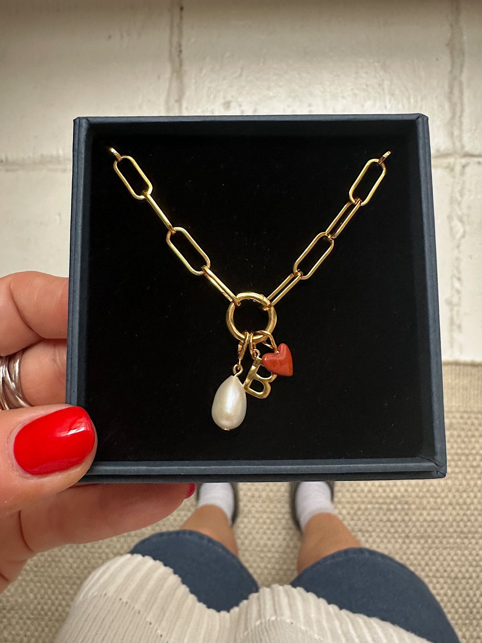 'Paloma' Paper Clip Chain - Lines & Current