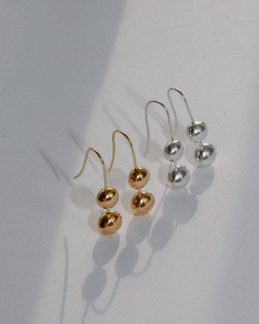'Petra' Double Drop Earrings