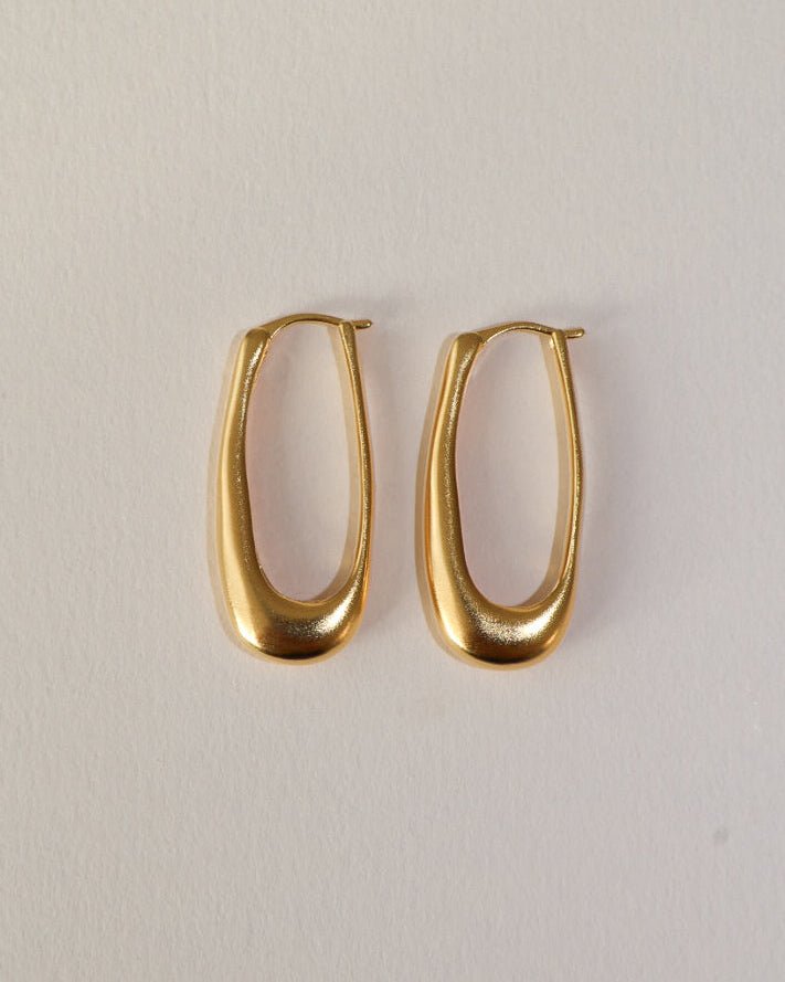 'Rekki' Mid Rectangle Hoops - LINES AND CURRENT