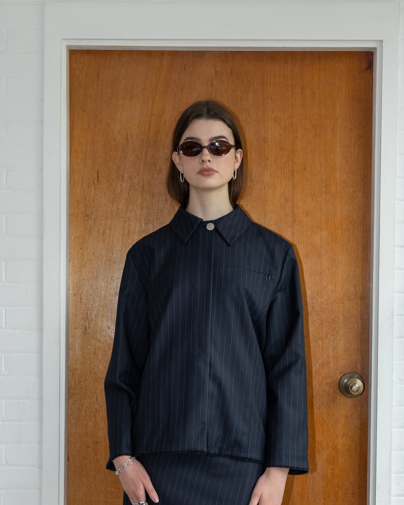 'Rekki' Mid Rectangle Hoops - LINES AND CURRENT