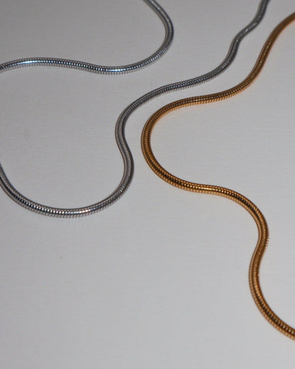 'Remi' Round Snake Chain 16-18"
