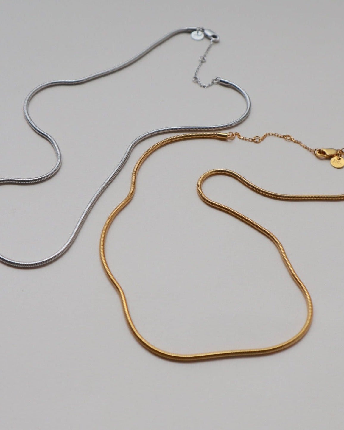 'Remi' Round Snake Chain 16-18"