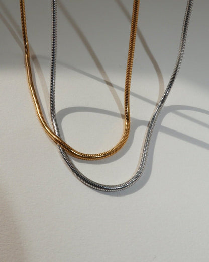 'Remi' Round Snake Chain 16-18"