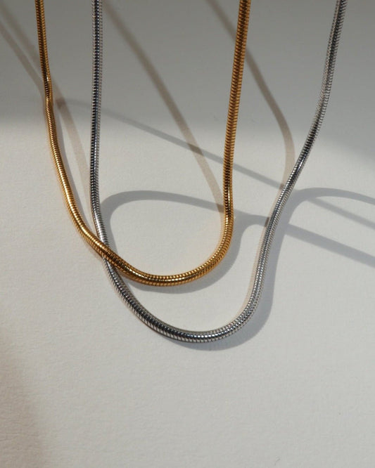 'Remi' Round Snake Chain 16-18"