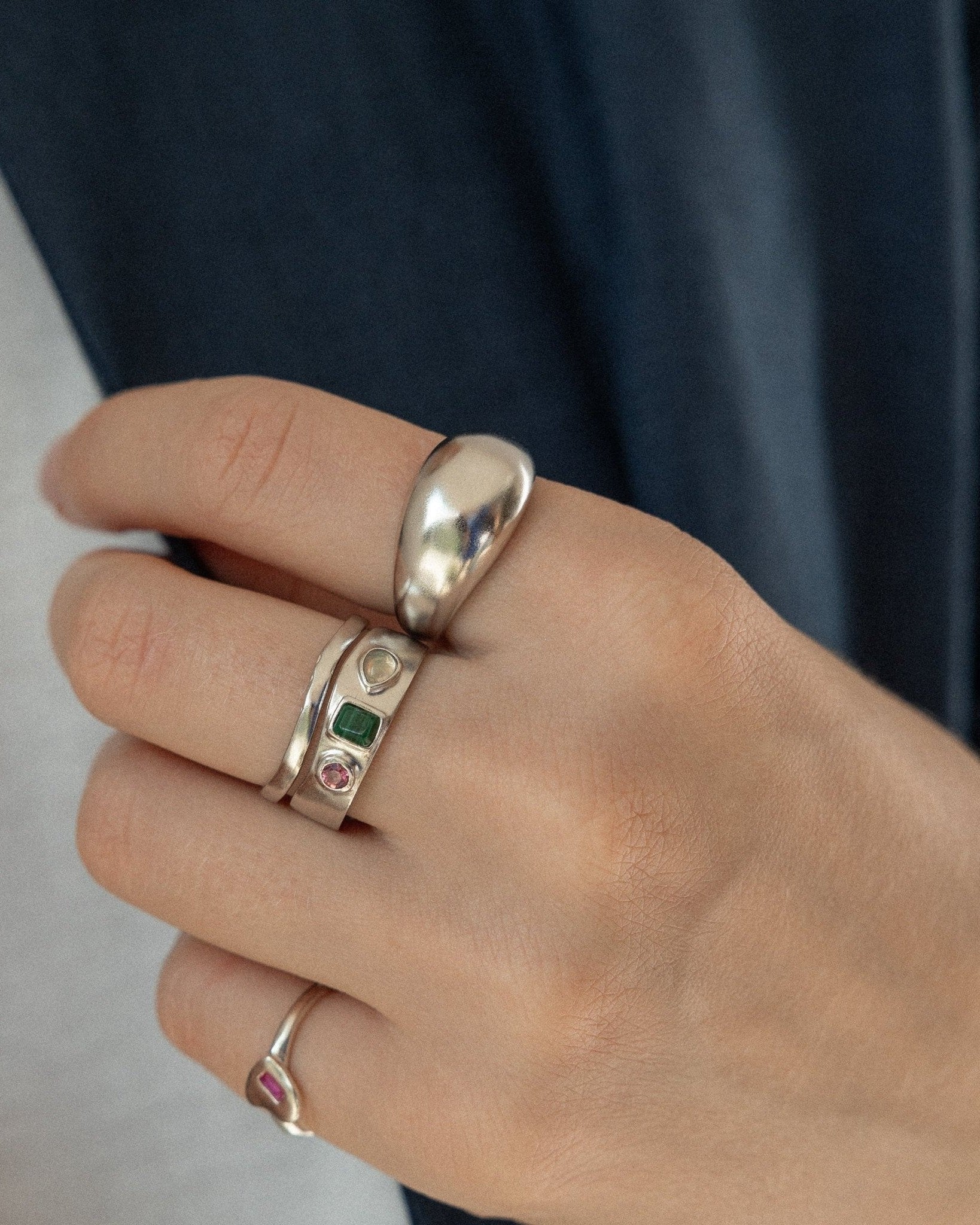 'Rhythm' Stacker Ring