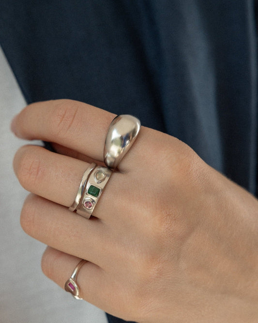 'Rhythm' Stacker Ring