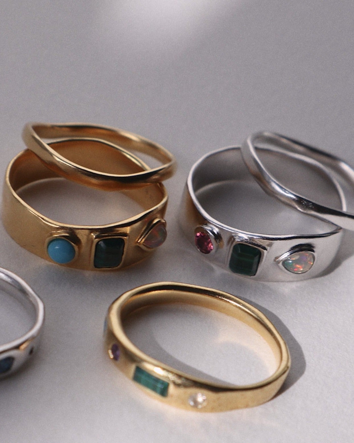 'Rhythm' Stacker Ring