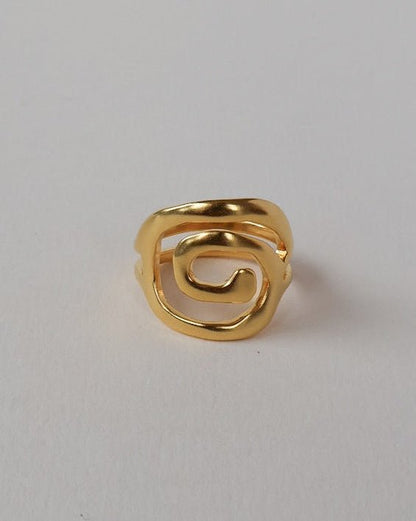 'River' Swirl Ring - LINES AND CURRENT