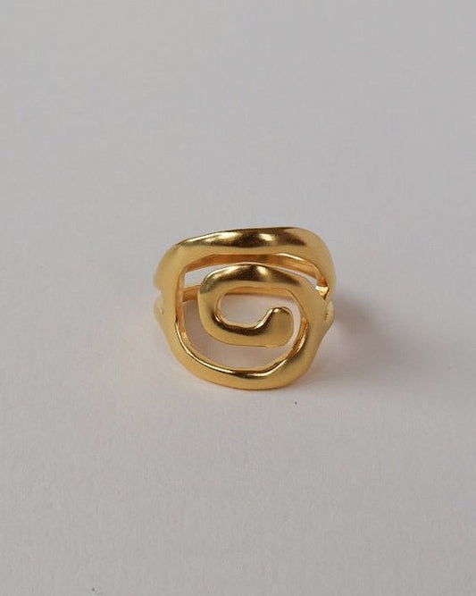 'River' Swirl Ring - LINES AND CURRENT