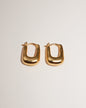 'Rumi' Chubby Hoop Earrings - Lines & Current