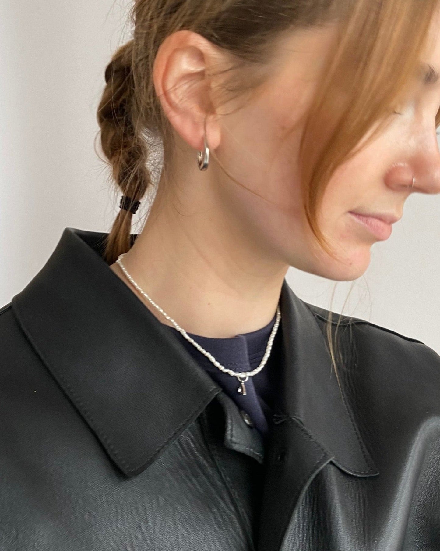 'Selene' Seeded Pearl Necklace