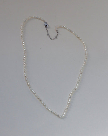 'Selene' Seeded Pearl Necklace