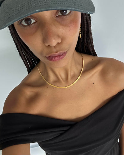 'Senna' Snake Chain Necklace - LINES AND CURRENT