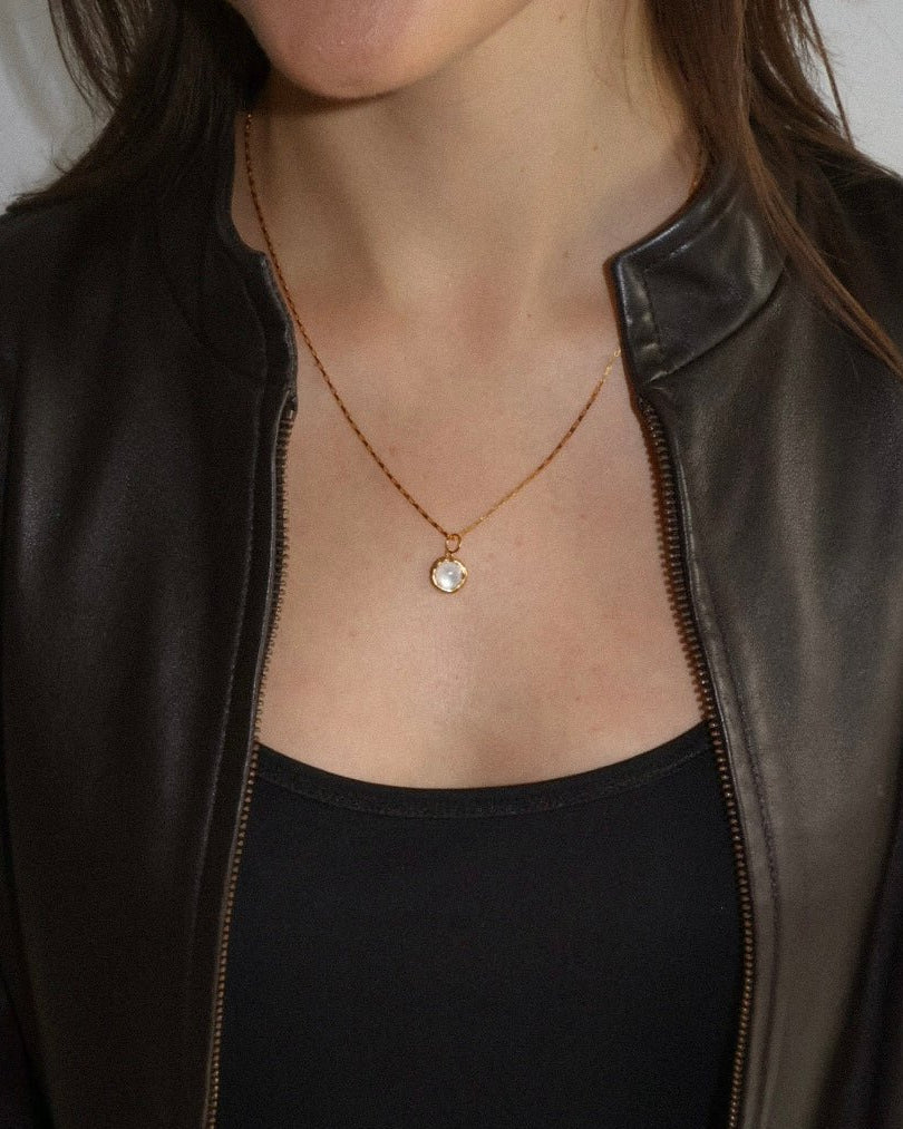 'Sigrid' Shell Necklace - Lines & Current