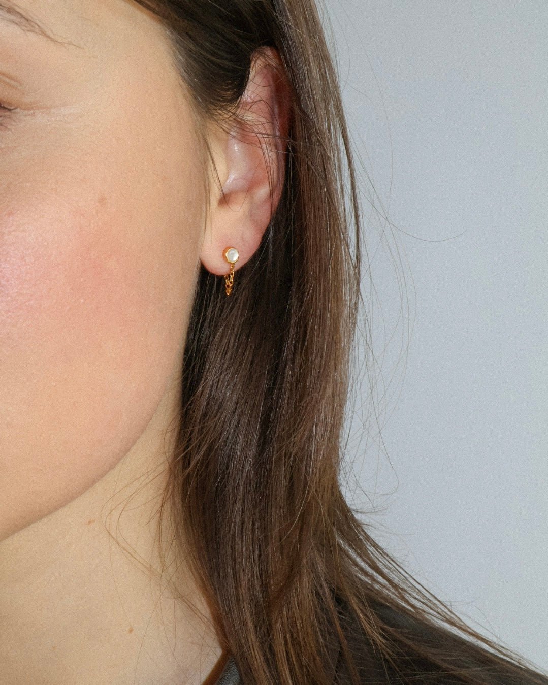 'Sigrid' Stud Earrings - Lines & Current