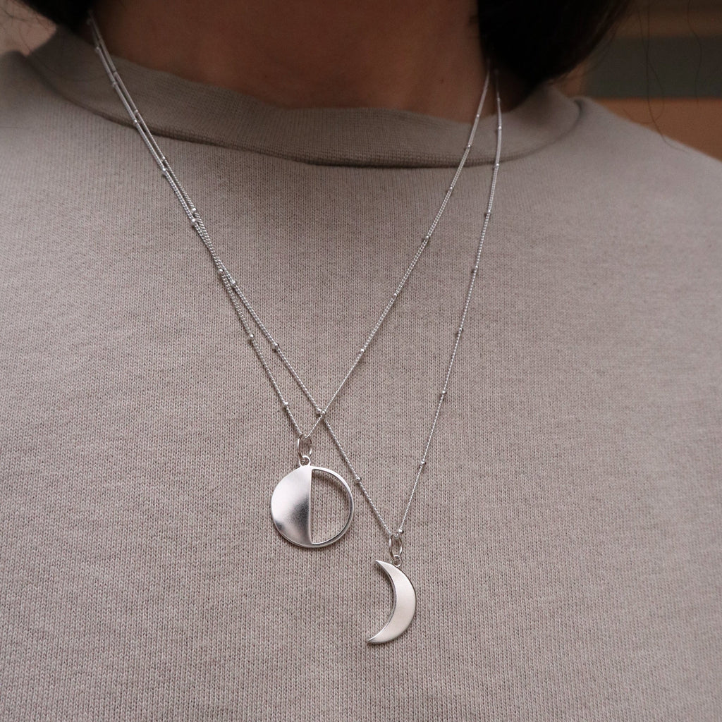 'Moon Sister' Pendant Necklace