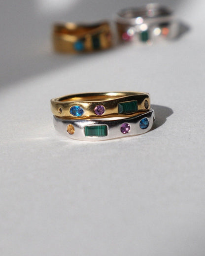 'Sofia' Five Gemstone Ring