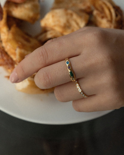 'Sofia' Five Gemstone Ring