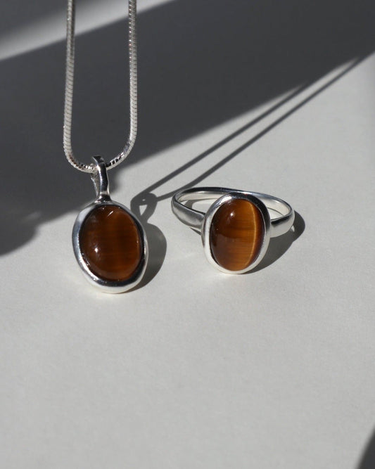 The 'Tiger's Eye' Oval Ring