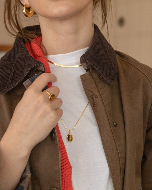 The 'Tiger's Eye' Oval Ring